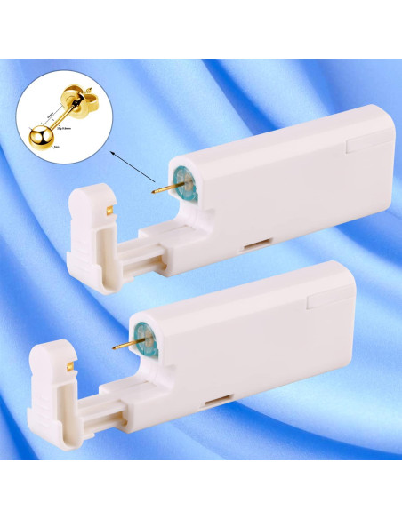Kit de Perforación de Orejas KAIQIKAIXI 18 Piezas Dorado 3mm