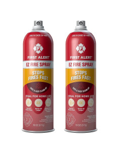 Spray Extintor de Fuego EZ Primera Alerta, Paquete de 2, 0.91 kg