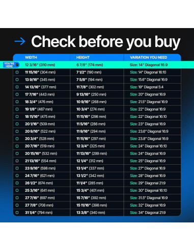 VINTEZ Pantalla de Privacidad 14" (35.56 cm) Antirreflejos