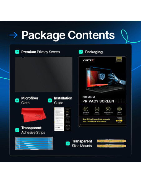 VINTEZ Pantalla de Privacidad 14" (35.56 cm) Antirreflejos