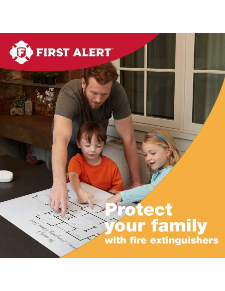 Spray Extintor de Fuego EZ Primera Alerta, Paquete de 2, 0.91 kg