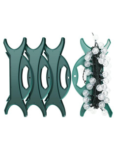 Organizador de Cables Queekay Atrovirens 3 Piezas 30x15cm