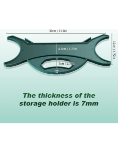 Organizador de Cables Queekay Atrovirens 3 Piezas 30x15cm 2