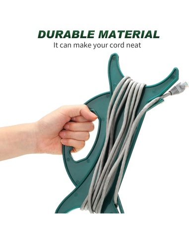 Organizador de Cables Queekay Atrovirens 3 Piezas 30x15cm