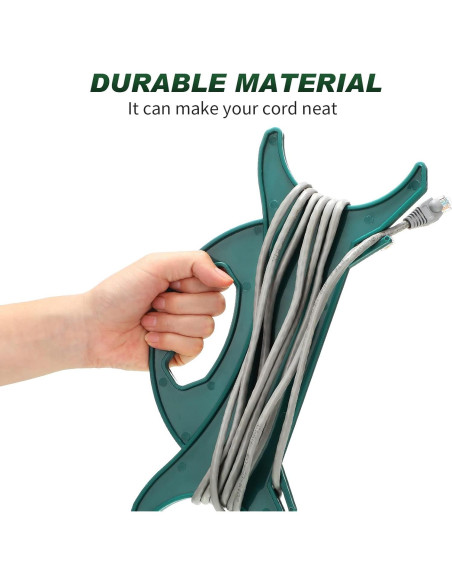 Organizador de Cables Queekay Atrovirens 3 Piezas 30x15cm