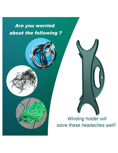 Organizador de Cables Queekay Atrovirens 3 Piezas 30x15cm