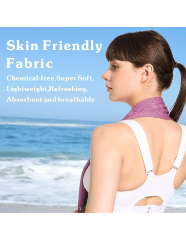 Toalla Enfriadora Sukeen 101.6x30.5cm Microfibra para Deportes