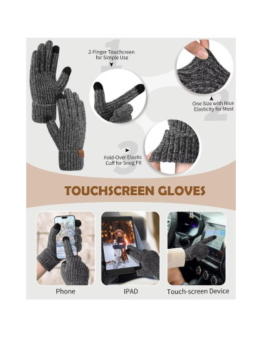 Conjunto de Gorro, Bufanda, Guantes y Diadema Winuesa