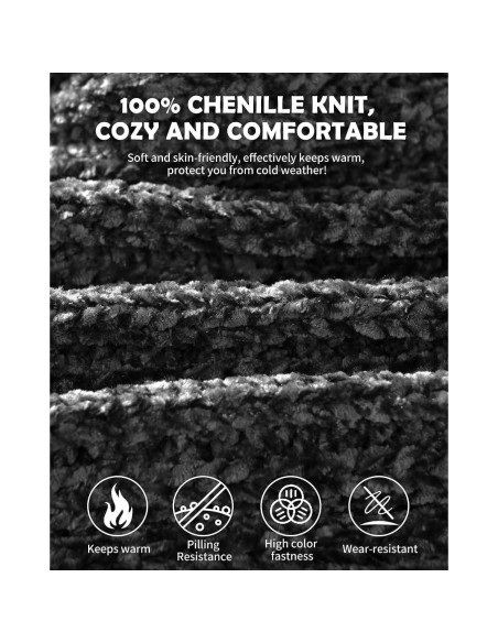 Conjunto de Gorro, Bufanda, Guantes y Diadema Winuesa