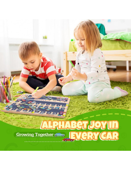 Rompecabezas Magnético Alfabeto NOWRICH 28.93x25.39cm