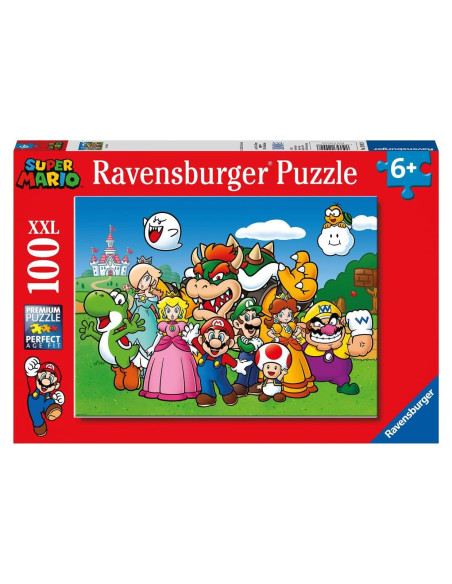 Rompecabezas XXL 100 Piezas Super Mario Ravensburger 49x36cm