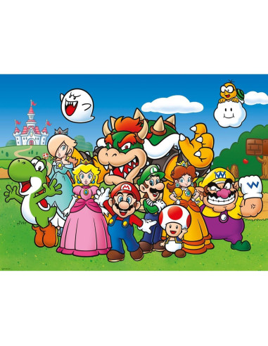 Rompecabezas XXL 100 Piezas Super Mario Ravensburger 49x36cm