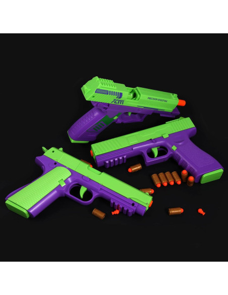 Pistola de Juguete Automática SYAMZZMS con Eyectores de Casquillos