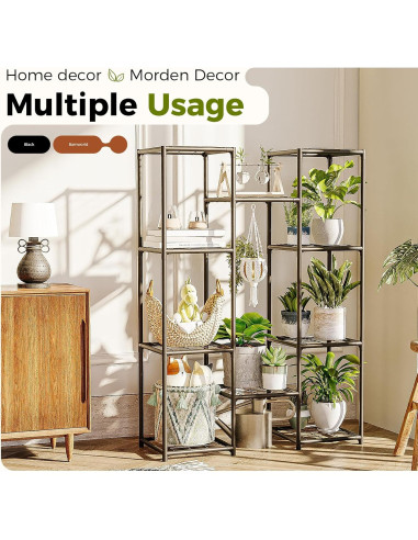 Soporte para Plantas Bamworld Metal 10 Estantes 81.65 kg