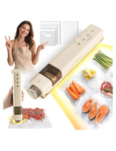 Sellador al vacío automático EUUZ 2 en 1 con 40 bolsas