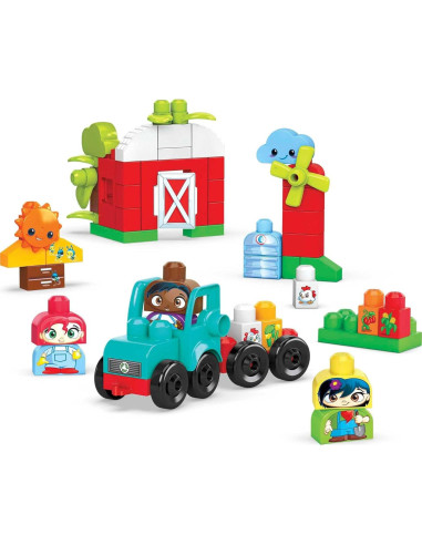Juguete de Construcción MEGA BLOKS Granja Verde 51 Piezas