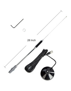 Antena CB LUITON 71 cm con Soporte Magnético 27 MHz 2