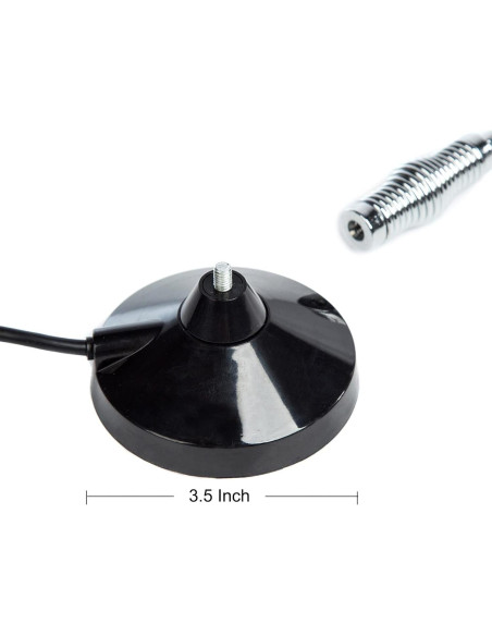 Antena CB LUITON 71 cm con Soporte Magnético 27 MHz