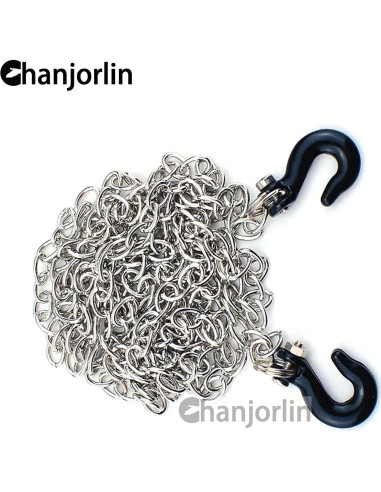 Cadena de Remolque de Metal RC 1/10 Chanjorlin - Negro