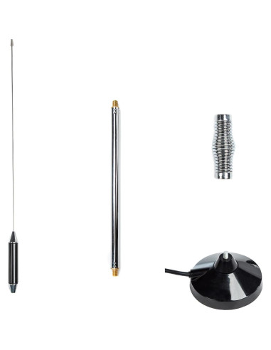 Antena CB LUITON 71 cm con Soporte Magnético 27 MHz