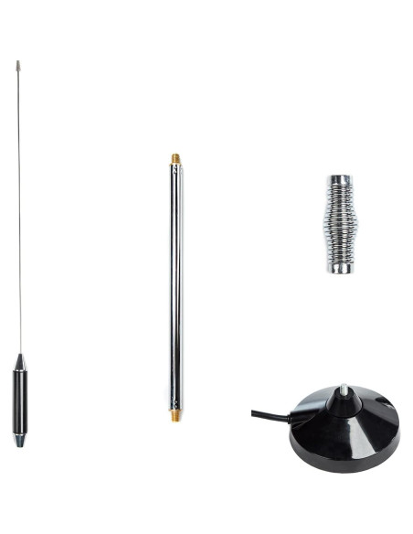 Antena CB LUITON 71 cm con Soporte Magnético 27 MHz