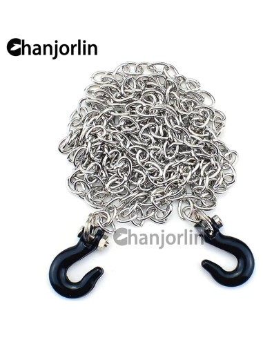 Cadena de Remolque de Metal RC 1/10 Chanjorlin - Negro