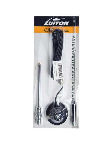 Antena CB LUITON 71 cm con Soporte Magnético 27 MHz