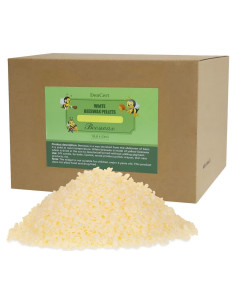 Pellets de Cera de Abeja Cosmética DenCert 4.64 kg para Velas y DIY