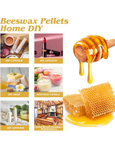 Pellets de Cera de Abeja Cosmética DenCert 4.64 kg para Velas y DIY 2