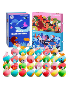 30 Bombas de Baño BloomFizzy con Juguetes Sorpresa para Niños