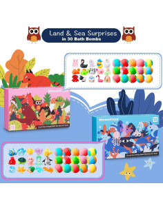 30 Bombas de Baño BloomFizzy con Juguetes Sorpresa para Niños 2