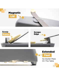 Bandeja de Mantequilla Butter Hub con Tapa Magnética 20.6cm 2