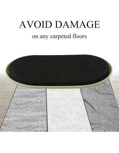 Deslizadores de Muebles Kayzn Ovalados 8 Piezas 8.9x15.2 cm