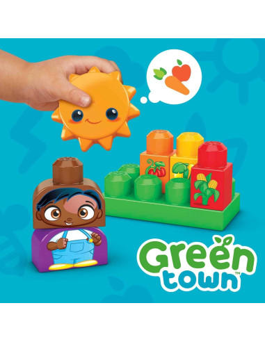 Juguete de Construcción MEGA BLOKS Granja Verde 51 Piezas