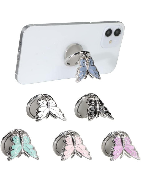 Soporte para teléfono LSL mariposa negra 360 rotación Soporte para teléfono LSL mariposa negra 360 rotación