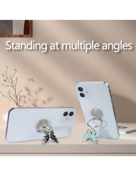 Soporte para teléfono LSL mariposa negra 360 rotación Soporte para teléfono LSL mariposa negra 360 rotación