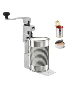 Abrelatas Manual VEVOR 47.5cm Hierro Fundido para Latas 27cm