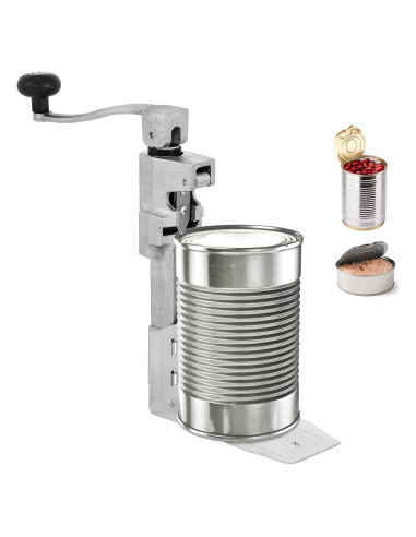 Abrelatas Manual VEVOR 47.5cm Hierro Fundido para Latas 27cm