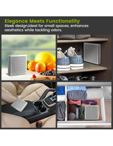 Desodorante de Refrigerador Acero Inoxidable H-Q9M 10 Años