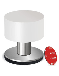 Topes de puerta autoadhesivos THYBDB de goma y acero inoxidable