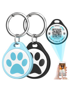 Etiqueta de Identificación para Mascotas AIR - 2 Pcs con Código QR