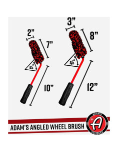 Cepillo de Rueda en Ángulo Adam's Polishes - 48 cm 2