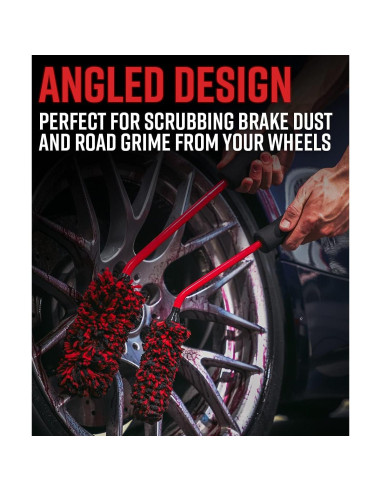 Cepillo de Rueda en Ángulo Adam's Polishes - 48 cm