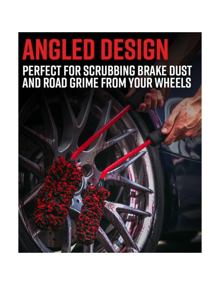 Cepillo de Rueda en Ángulo Adam's Polishes - 48 cm