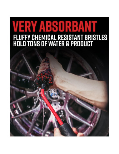 Cepillo de Rueda en Ángulo Adam's Polishes - 48 cm