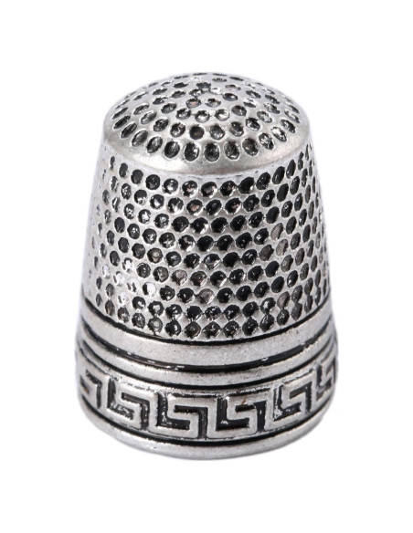 Dedal Antiguo de Metal Mtsooning para Costura y Manualidades