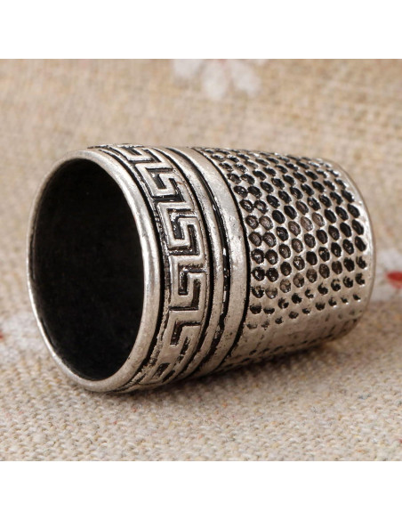 Dedal Antiguo de Metal Mtsooning para Costura y Manualidades