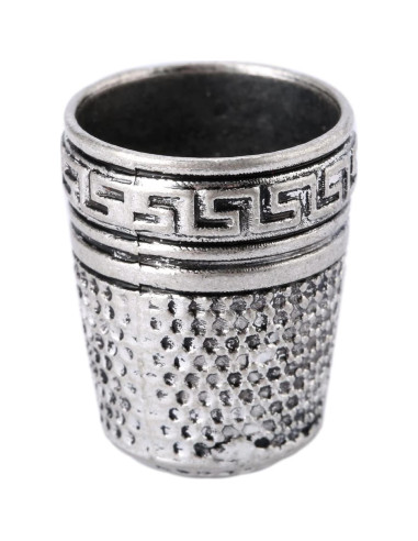 Dedal Antiguo de Metal Mtsooning para Costura y Manualidades