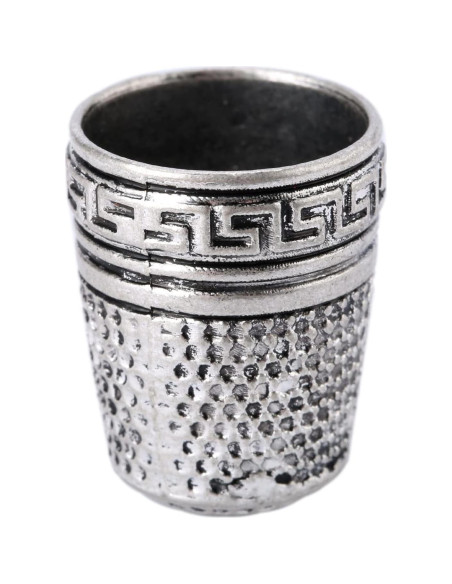 Dedal Antiguo de Metal Mtsooning para Costura y Manualidades