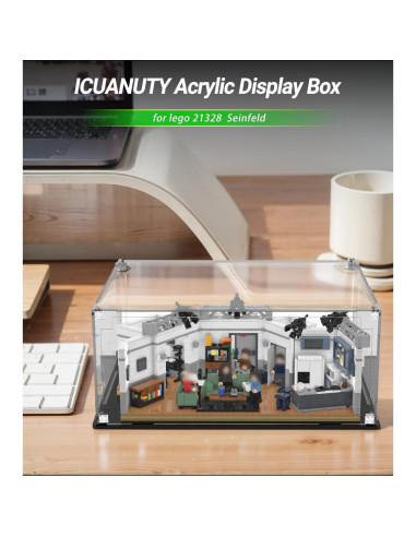 Caja de Exhibición Acrílica iCUANUTY para Lego Seinfeld 21328